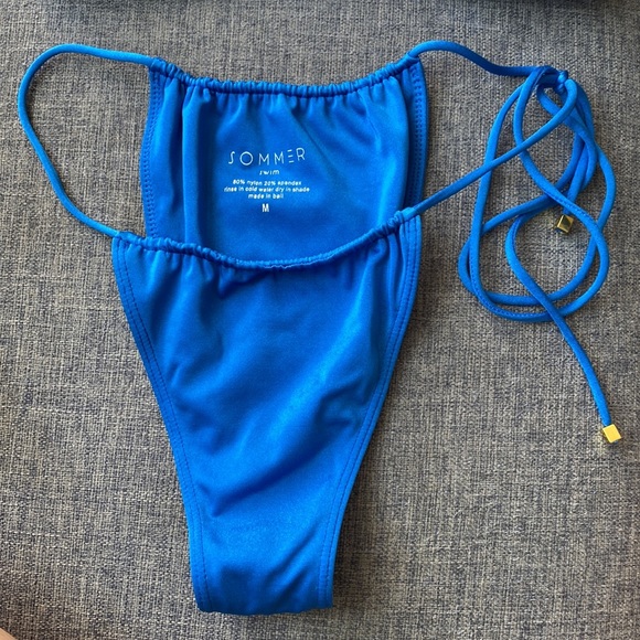 Brand New XS/M Sommer Swim Xena bikinis set Sirius blue halter cheeky thong - Picture 6 of 13